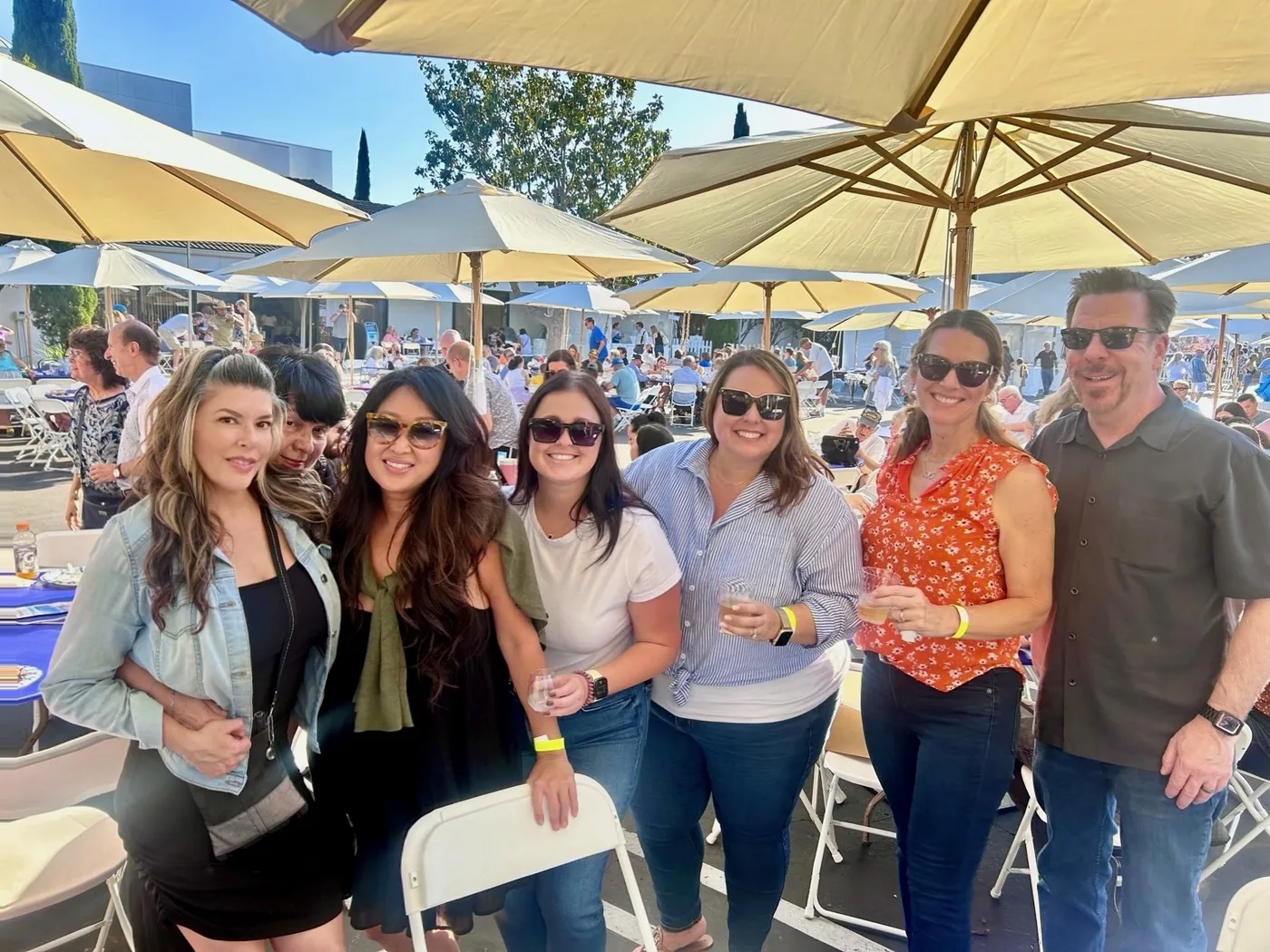 PacificWest team members together at a community event
